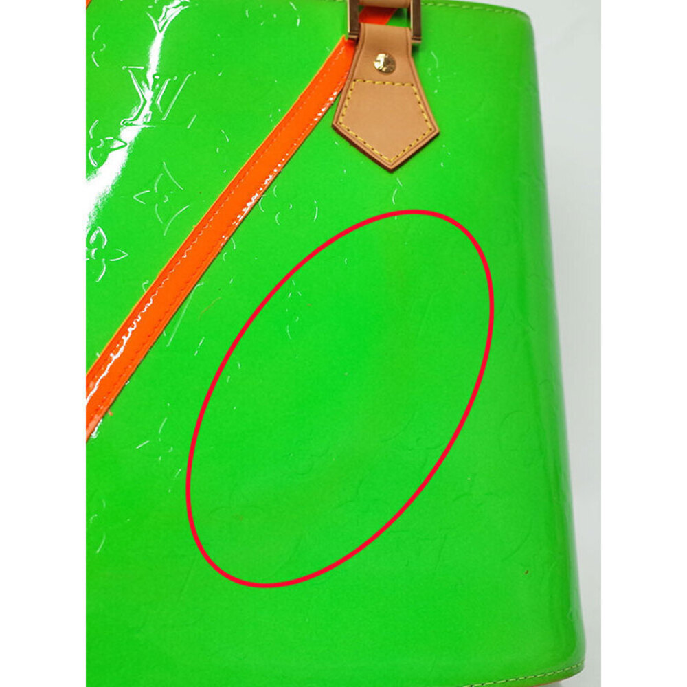 Louis Vuitton Tote Bag Fluo Vernis Houston Green Monogram - Picture 6 of 8